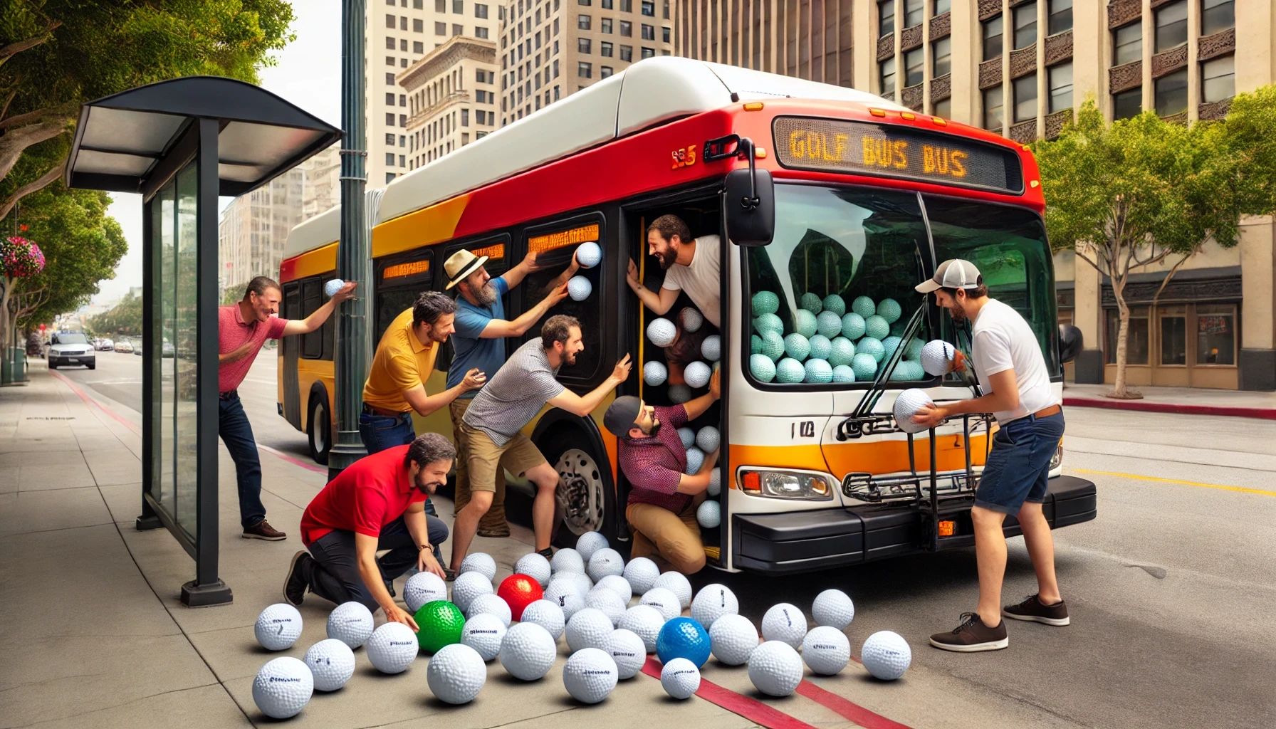 Ile piłek golfowych zmieści się w autobusie?